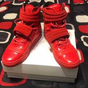 Men’s red high tops